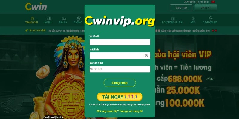 Quên mật khẩu tài khoản Cwin lấy lại nhanh chóng 